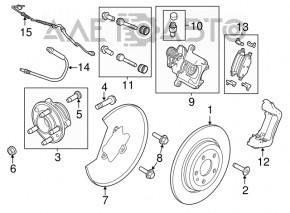 Rulment roată față dreapta Ford Explorer 11-19