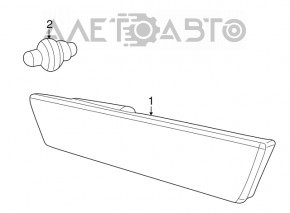 Отражатель боковой задний левый Dodge Challenger 15-19 рест царапины