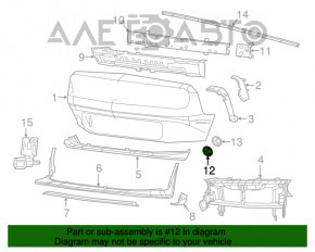 Mufa PTF dreapta Dodge Challenger 15-19 rest nou original OEM