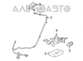 Sistem de comunicare Navigație Splitter Cadillac ATS 13-