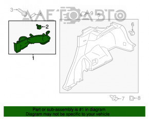 Capac spate stânga Mitsubishi Outlander Sport ASX 10-