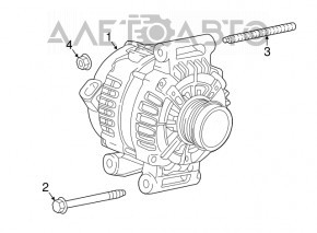 Generatorul Chevrolet Cruze 16-