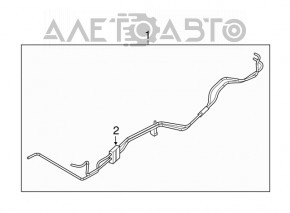 Tuburile de răcire a cutiei de viteze automată pentru Jeep Grand Cherokee WK2 16- 3.6