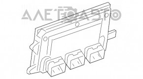 Blocul ECU al calculatorului motorului Acura ILX 13- 2.0