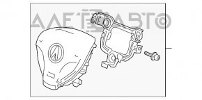 Подушка безопасности airbag в руль водительская Acura ILX 13-15 дорест cтрельнувшая