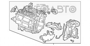 Корпус печки голый левый Acura ILX 13-15