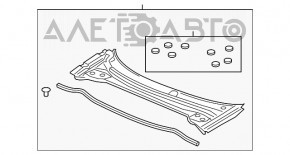 Grila stergatoarelor din plastic pentru Acura ILX 13-