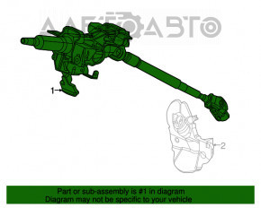 Крестовина рулевой колонки Acura ILX 13-15