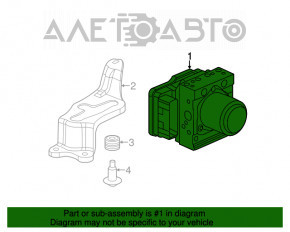 ABS ABS Acura ILX 13-15 pre-restilizare, capac lovit.