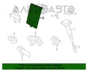 Blocul ECU al calculatorului motorului Dodge Charger 15-20 restilizat 3.6