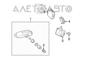 Receiver assy, tire pressure monitor Toyota Prius 30 10-13