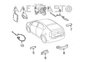 SMART DOOR CONTROL RECIEVER Toyota Prius 30 10-15