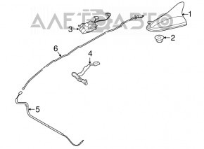 Amplificator de antenă Hyundai Sonata 15-17