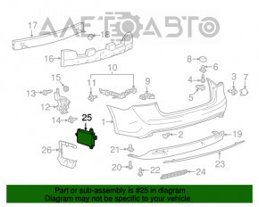 BLIND SPOT MONITOR лев Toyota Avalon 13-18