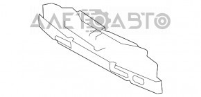 Абсорбер переднего бампера Lexus RX400h 04-09 трещина