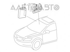 Modulul imobilizatorului ECU Toyota Camry v55 15-17 SUA