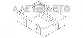 Modulul de control al accesului fără cheie VW Passat b8 16-19 SUA