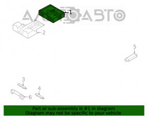 Modulul de control al accesului fără cheie VW Passat b8 16-19 SUA