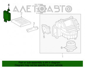 Modulul de control al temperaturii și amplificatorul AC Toyota Camry v50 12-14 SUA