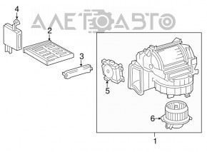 Modulul de control al temperaturii și amplificatorul AC Toyota Camry v50 12-14 SUA