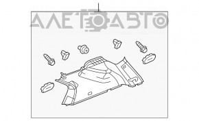 Capac spate stânga Chevrolet Equinox 10-17 gri.