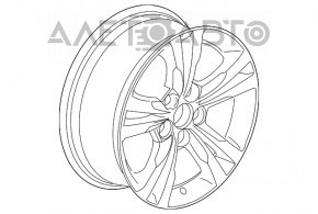 Диск колесный R17 Chevrolet Equinox 10-17