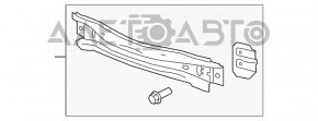 Amplificatorul de bara fata pentru Chevrolet Equinox 10-15, ruginit.