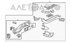 Panoul frontal stânga Chevrolet Equinox 10-17 roșu WA573Q, longeron și suport