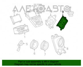 Amplificator GMC Terrain 10-17