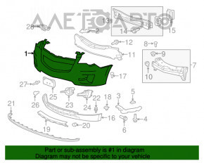 Bara fata goala Chevrolet Equinox 10-15 pre-restilizare