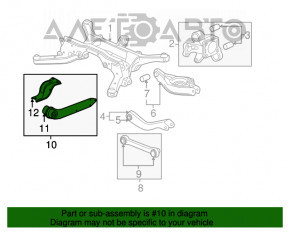 Maneta longitudinală spate stânga GMC Terrain 10-17