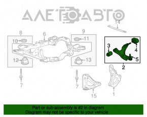 Maneta inferioară față stânga GMC Terrain 10-17