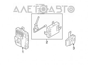 Modulul de control al imobilizatorului Hyundai Sonata 11-15