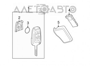 Cheie Chevrolet Equinox 10-17