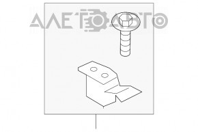 Suportul de capotă stânga pentru Ford Fusion mk5 13-16, nou, neoriginal.