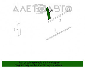 Panoul lateral spate stânga spate Ford Flex 09-19