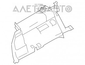 Capacul arcului stâng Ford Flex 09-12 este șters, capacul este rupt