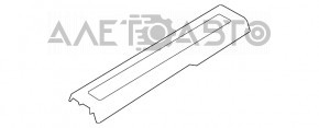 Capac prag fata stanga Ford Flex 09-19, neagra, zgariata.