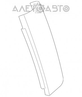 Capacul geamului din spate, partea dreapta, Ford Flex 09-19