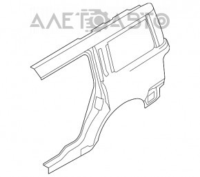 Aripa spate stânga Ford Flex 09-19.