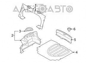 Capac portbagaj Hyundai Elantra UD 11-16