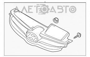 Grila radiatorului Hyundai Elantra UD 11-13 GLS pre-restilizare