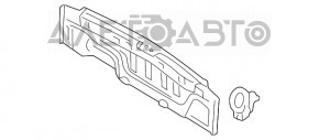 Panoul din spate al modelului Lexus RX300 RX330 RX350 RX400 04-09, argintiu, cu coroziune.