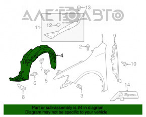 Aripa fata stanga Acura TLX 15-