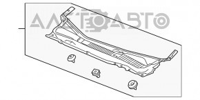 Grila stergatoarelor din plastic pentru Acura TLX 15-