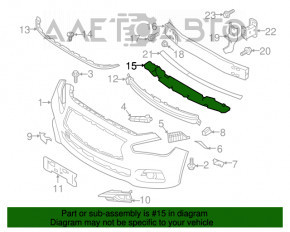 Absorbantul de bara fata pentru Infiniti Q50 14-