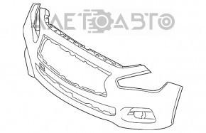 Bara fata goala Infiniti Q50 14-17 fara radar nou neoriginal