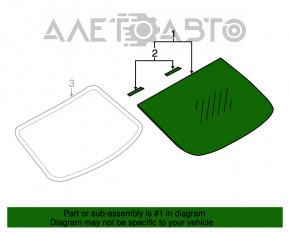 Geam spate Infiniti Q50 14-