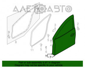 Usa goala fata dreapta Mazda 3 14-18 BM grafit 42A poke