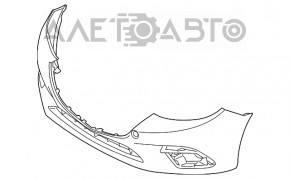 Bara fata goala Mazda 3 14-16 BM restilizata noua, neoriginala SIGNEDA